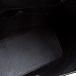 Pre Owned DKNY Black Patent Leather Shopper Tote