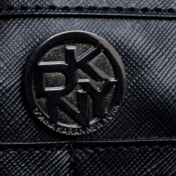 Pre Owned DKNY Black Patent Leather Shopper Tote