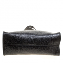 Pre Owned DKNY Black Grain Leather Beekman French Tote