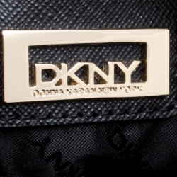 Pre Owned Dkny Black Leather Top Handle Shoulder Bag