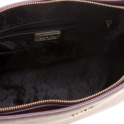 Pre Owned DKNY Burgundy Leather Bryant Park Tote