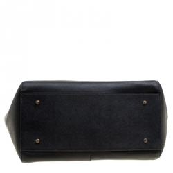 Pre Owned DKNY Black Leather Bryant Park Top Handle Bag