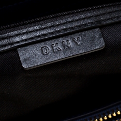 Pre Owned DKNY Blue Bryant Park Leather Scarlet Tote