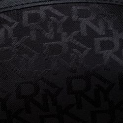 Pre Owned DKNY Grey Bryant Park Saffiano Leather Double Zip Tote