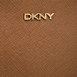 DKNY Light Brown Leather Bryant Park Tote