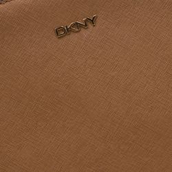 DKNY Light Brown Leather Bryant Park Tote