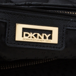 Pre Owned DKNY Black Quilted Leather Tote
