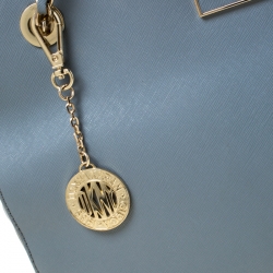 Pre Owned DKNY Ash Grey Leather Bryant Park Tote