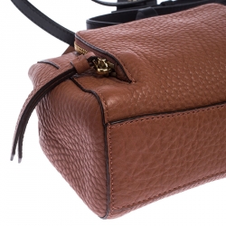 Pre Owned DKNY Cognac Leather Crossbody Bag