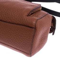 Pre Owned DKNY Cognac Leather Crossbody Bag