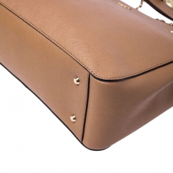 Pre Owned DKNY Brown Leather Bryant Park Tote