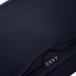 DKNY Navy Blue Leather Bag