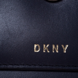 DKNY Navy Blue Leather Bag