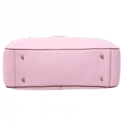 Pre Owned DKNY Pink Leather Bryant Zipped Chain Tote