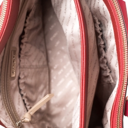 مملوكة مسبقًا DKNY Red/Pink Leather Tote