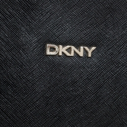 Pre Owned DKNY Black Leather Dome Satchel