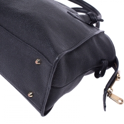 Pre Owned DKNY Black Leather Chelsea Satchel