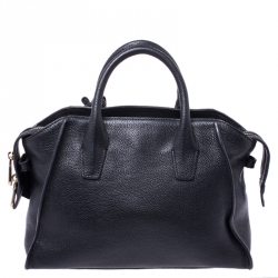 Pre Owned DKNY Black Leather Chelsea Satchel