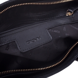 Pre Owned DKNY Black Leather Chelsea Satchel