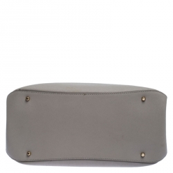 Pre Owned DKNY Grey Leather Bryant Park Tote