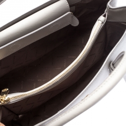 Pre Owned DKNY Grey Leather Bryant Park Tote