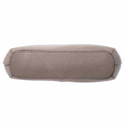 Pre Owned Dkny Beige Leather Bryant Chain Shoulder Bag