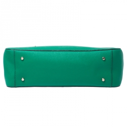 Pre Owned DKNY Green Leather Bryant Park Tote