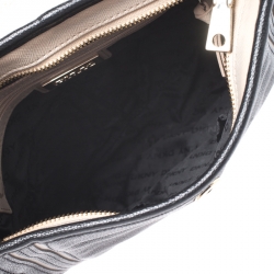 Pre Owned DKNY Black Leather Crossbody Bag