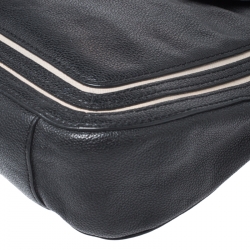 Pre Owned DKNY Black Leather Crossbody Bag