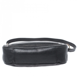 Pre Owned DKNY Black Leather Crossbody Bag