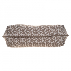 Pre Owned حقيبة DKNY كانفاس بيج/أحمر بالشعار صغيرة