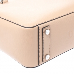 Pre Owned Dkny Beige Leather Medium Bryant Park Shopper Tote