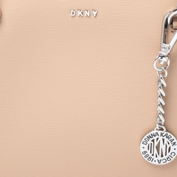 Pre Owned Dkny Beige Leather Medium Bryant Park Shopper Tote