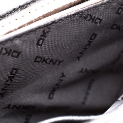 Pre Owned DKNY Tricolor Leather Flap Top Handle Bag