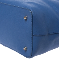 Pre Owned DKNY Blue Leather Donna Karan Tote