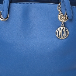 Pre Owned DKNY Blue Leather Donna Karan Tote