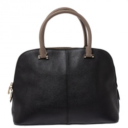 Pre Owned Dkny Black Leather Bryant Park Satchel