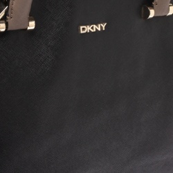 Pre Owned Dkny Black Leather Bryant Park Satchel