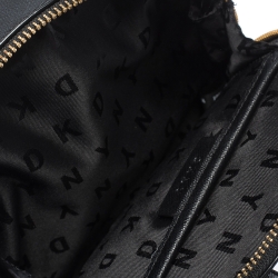 Pre Owned Dkny Black Leather Mini Bryant Backpack