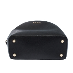 Pre Owned Dkny Black Leather Mini Bryant Backpack