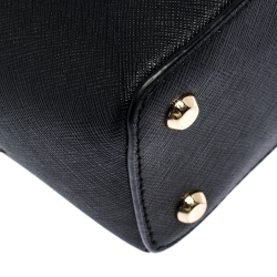 Pre Owned Dkny Black Leather Mini Bryant Backpack