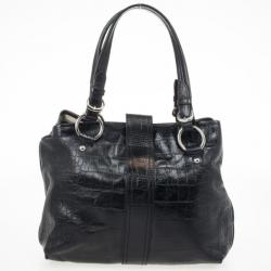 مملوكة مسبقًا DKNY Gramercy Croc Leather Handbag