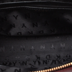 Pre Owned Dkny Red Leather Ava Zip Crossbody Bag