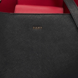 مملوكة مسبقًا DKNY Black Saffiano Leather Top Handle Bag
