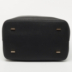 مملوكة مسبقًا DKNY Black Saffiano Leather Top Handle Bag