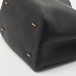 مملوكة مسبقًا DKNY Black Saffiano Leather Top Handle Bag