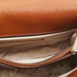 Pre Owned DKNY Brown Leather Liza Crossbody Bag