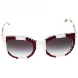 مملوكة مسبقًا Dolce and Gabbana Red/White DG4249 Striped Sunglasses