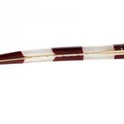 مملوكة مسبقًا Dolce and Gabbana Red/White DG4249 Striped Sunglasses