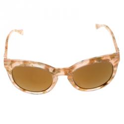 Pre Owned Dolce and Gabbana Gold/Marble DG4249 Sunglasses 